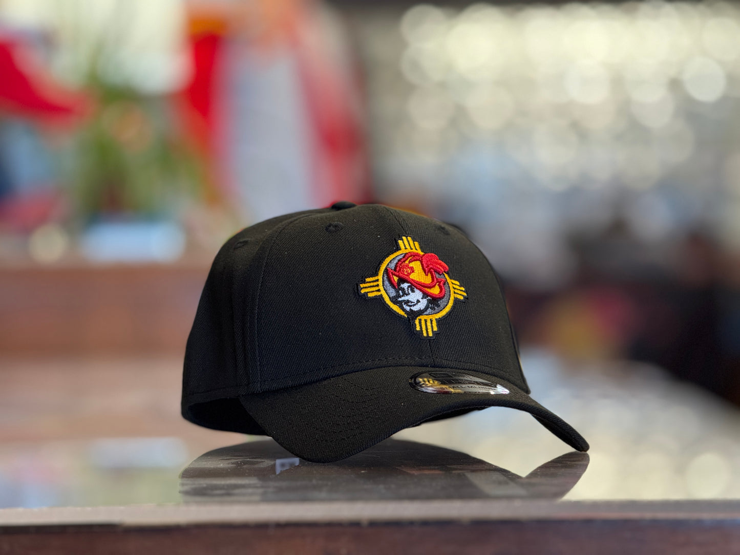 Albuquerque Dukes New Era Flex Fit Black Zia Dukes