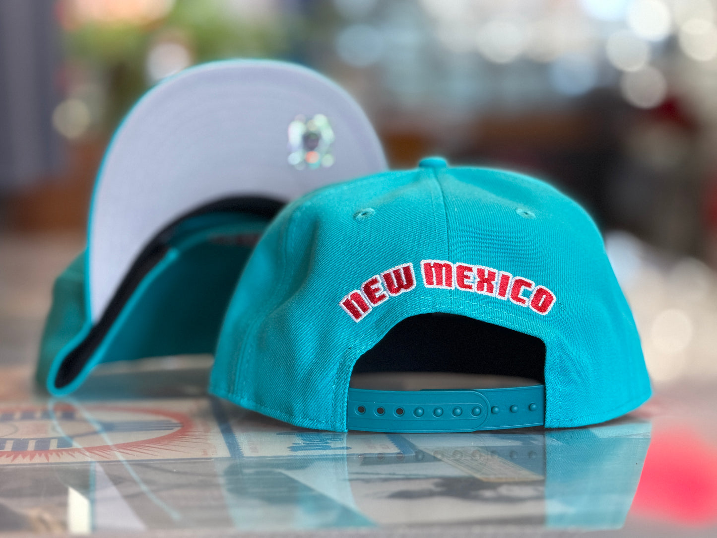 UNM 950 Snapback Turquoise 1990s Lobos