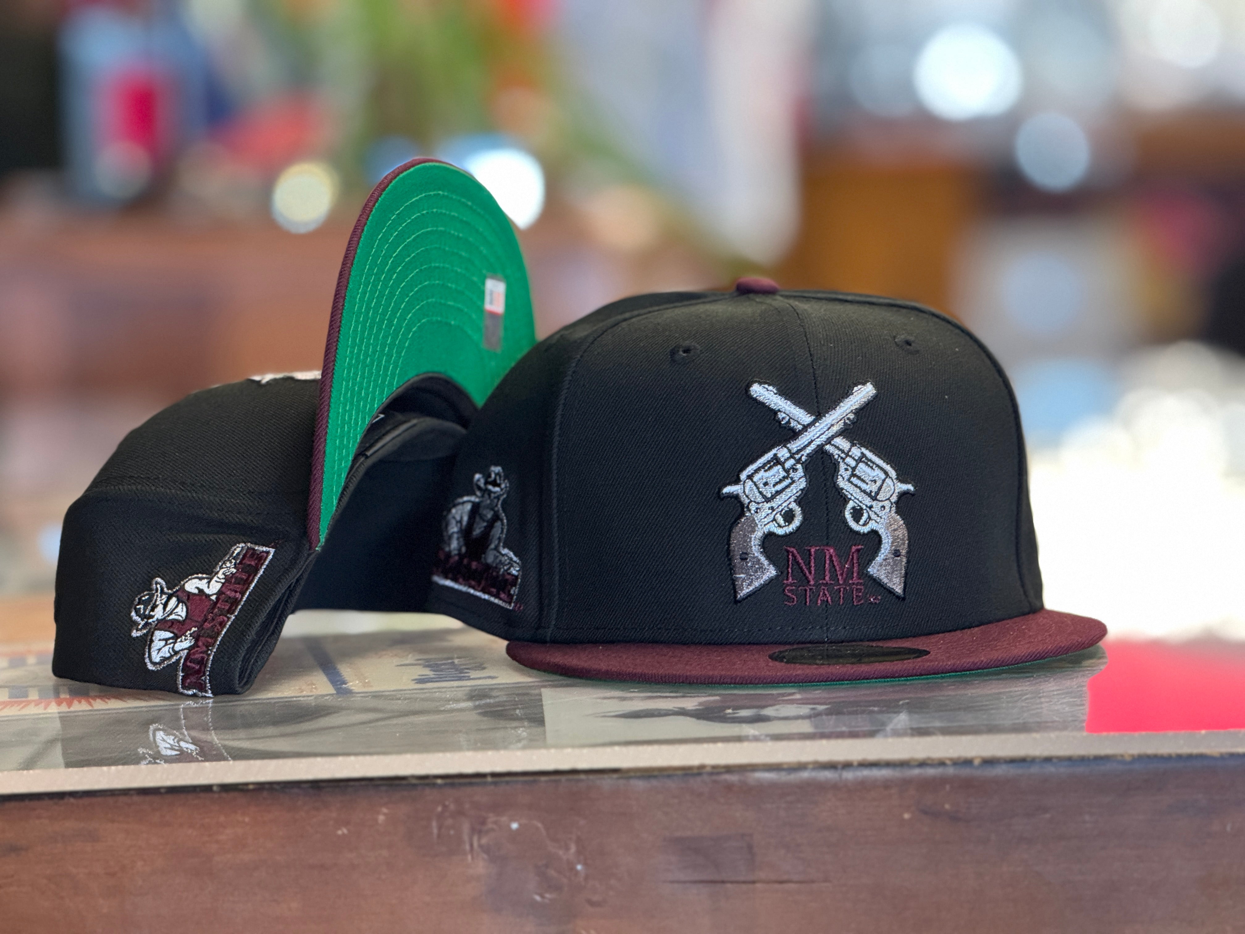 マーキュEBTEK NEW ERA セット Albuquerque Dukes New Era 5950 New Mexico State 'Vamos Aggies