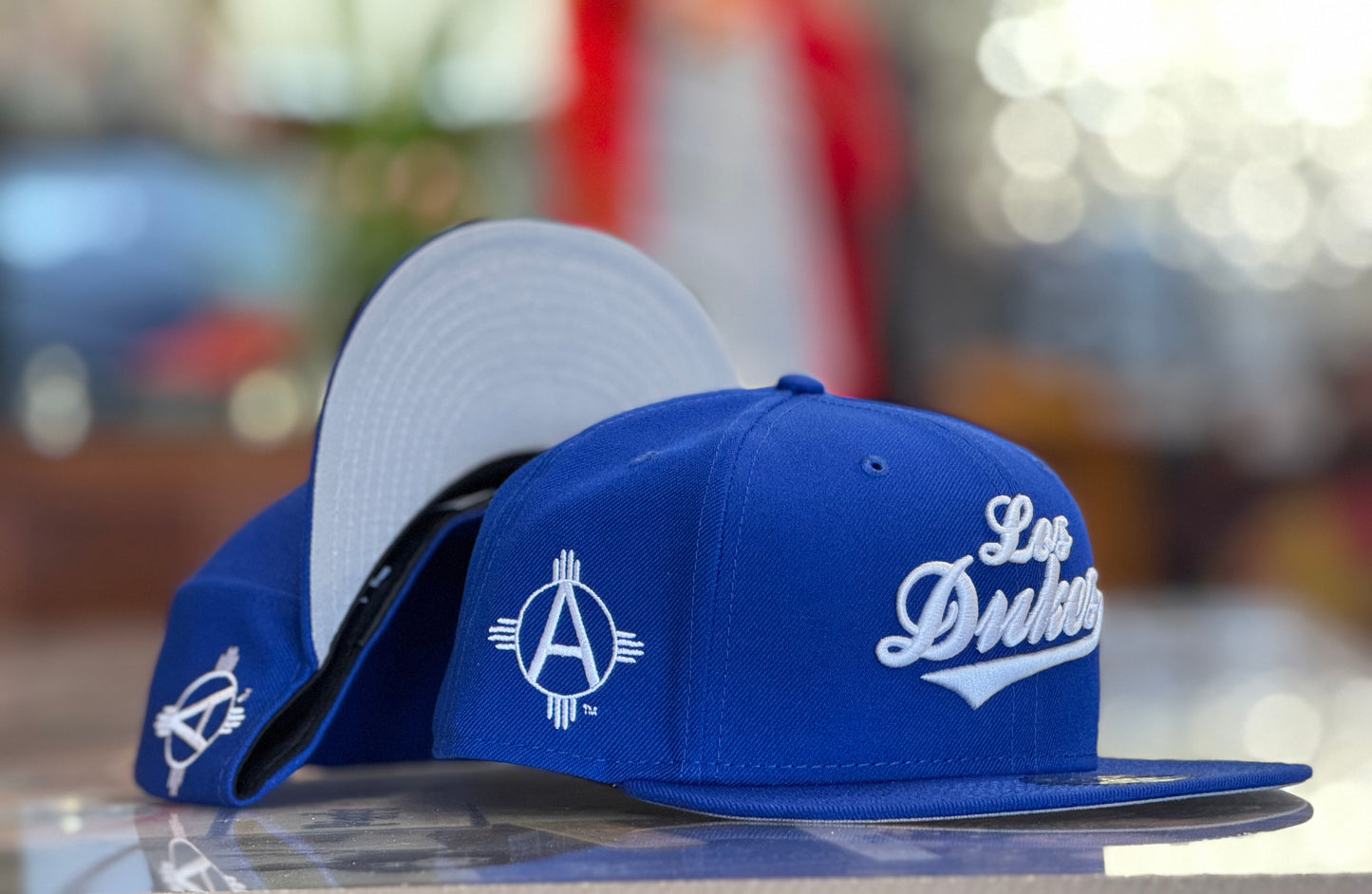Albuquerque Dukes New Era 5950 Royal Blue Los Dukes Albuquerque