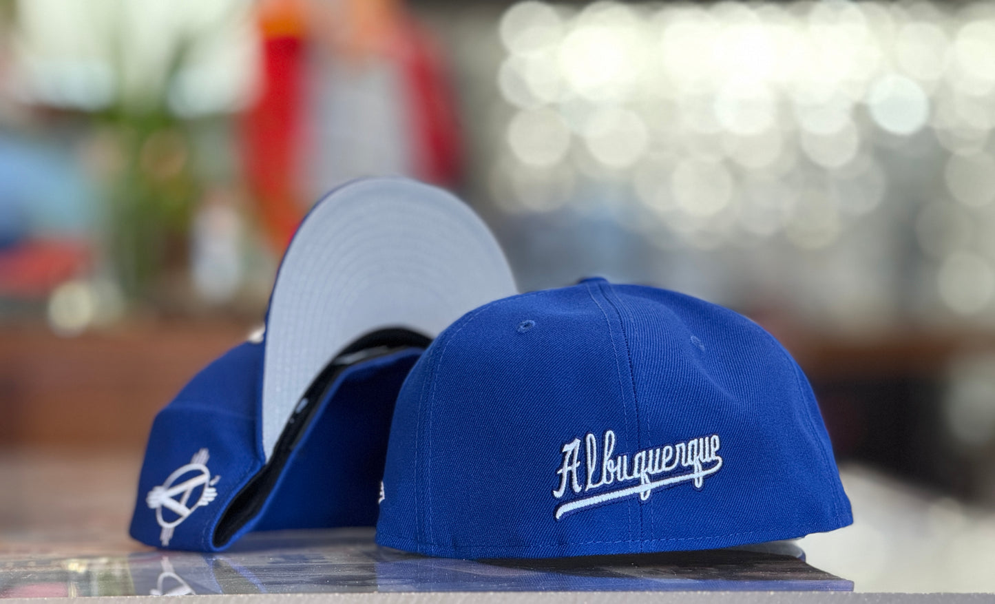 Albuquerque Dukes New Era 5950 Royal Blue Los Dukes Albuquerque