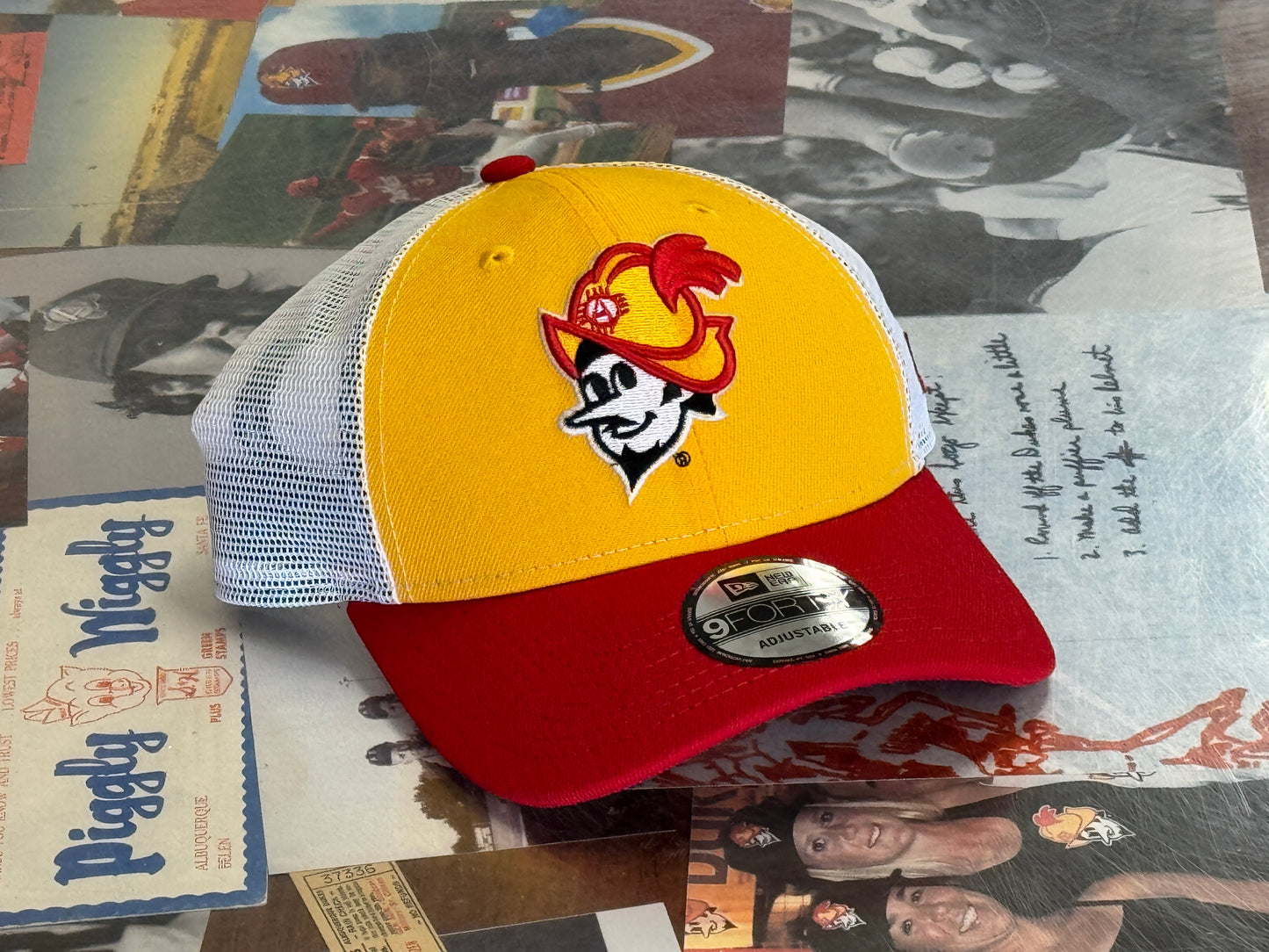 Albuquerque Dukes New Era 940 SnapBack Gold with Mesh back