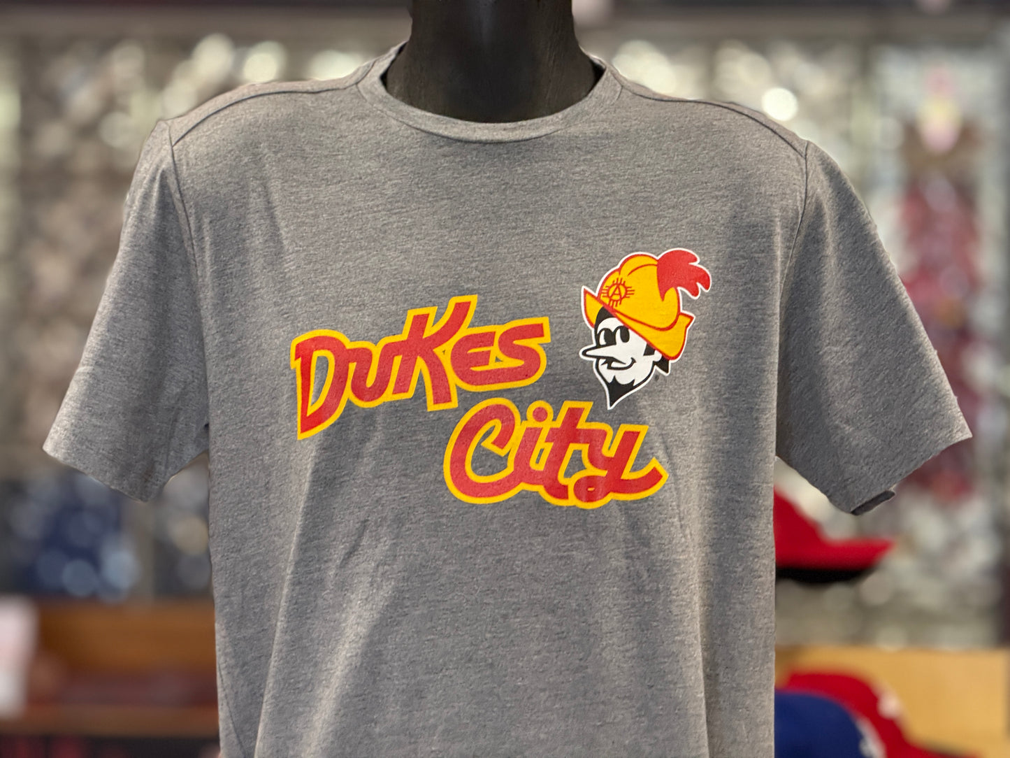 Albuquerque Dukes Gray New Era Dukes City T-Shirt