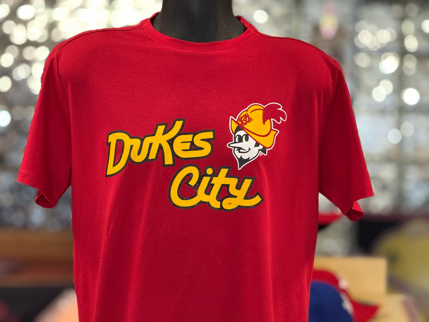 Albuquerque Dukes Red New Era Dukes City T-Shirt