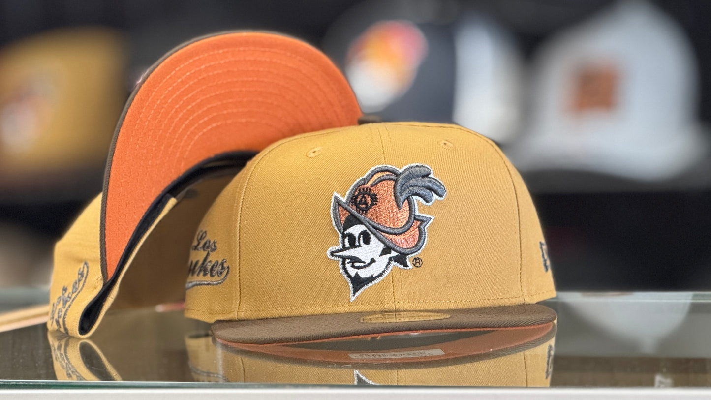 Albuquerque Dukes New Era 950 Snapback Los Dukes Brown Copper