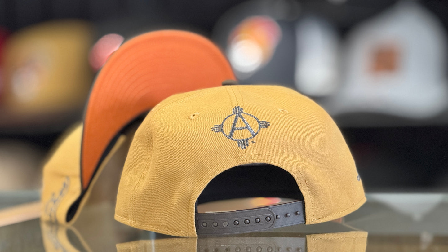 Albuquerque Dukes New Era 950 Snapback Los Dukes Brown Copper