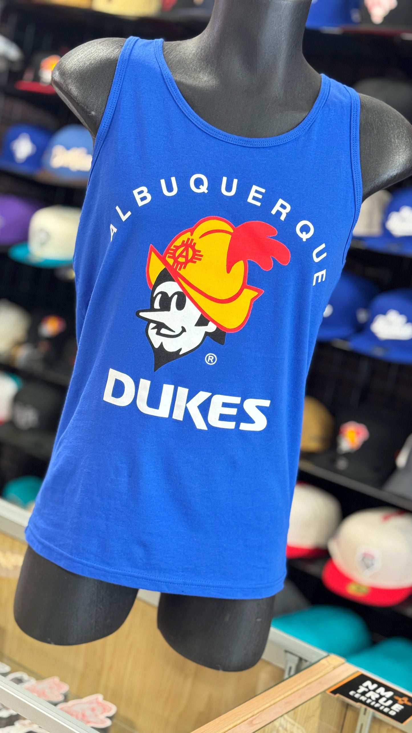 Albuquerque Dukes Royal Blue Dukes Tank Top