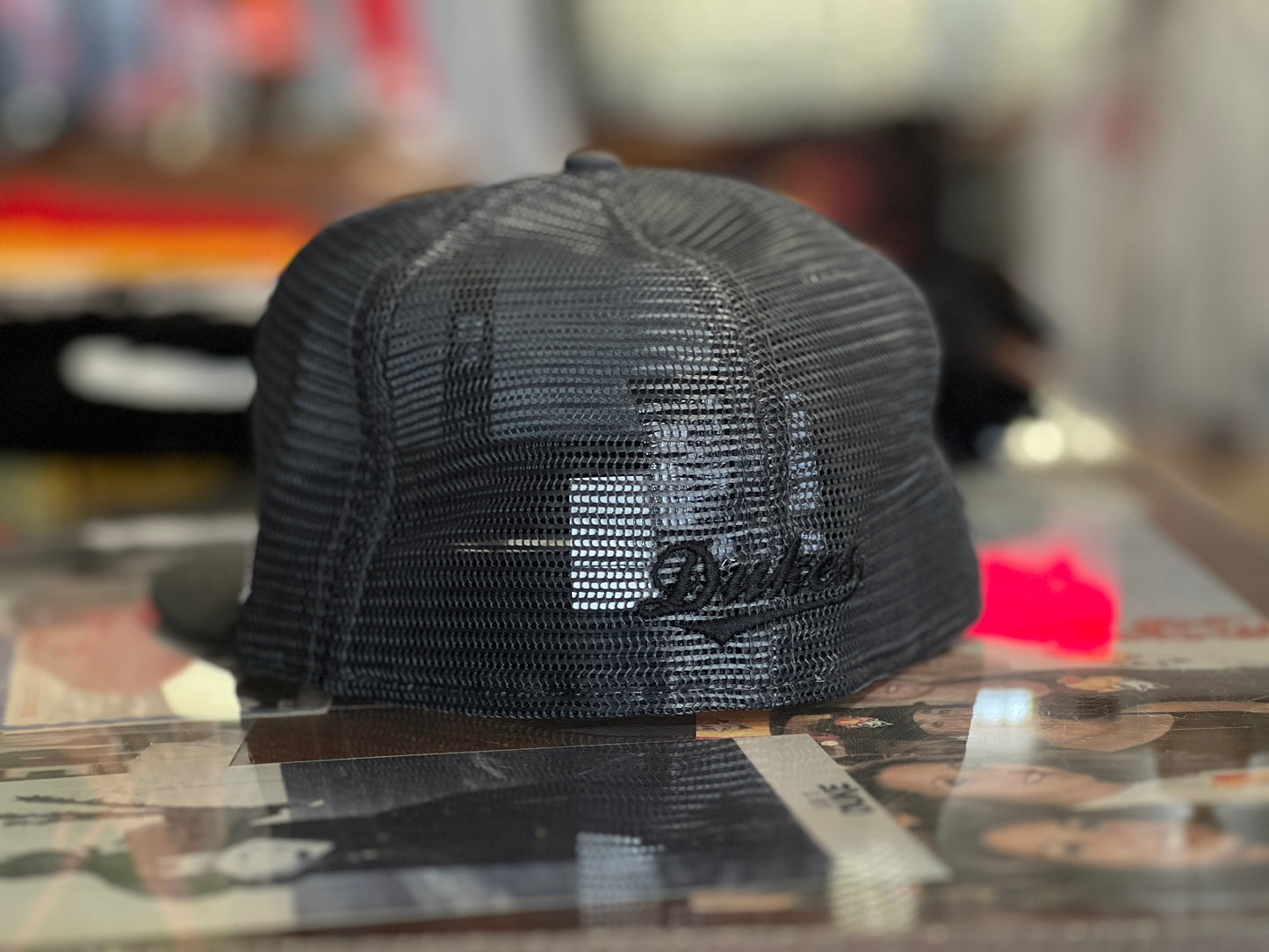 Albuquerque Dukes New Era 5950 Mesh Back Heather Graphite DUKES