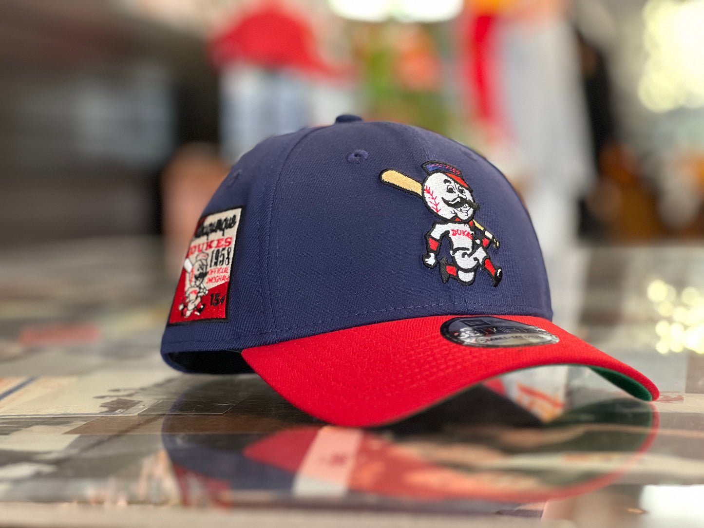 Albuquerque Dukes New Era Flex Fit 'Mr Red' Dukes