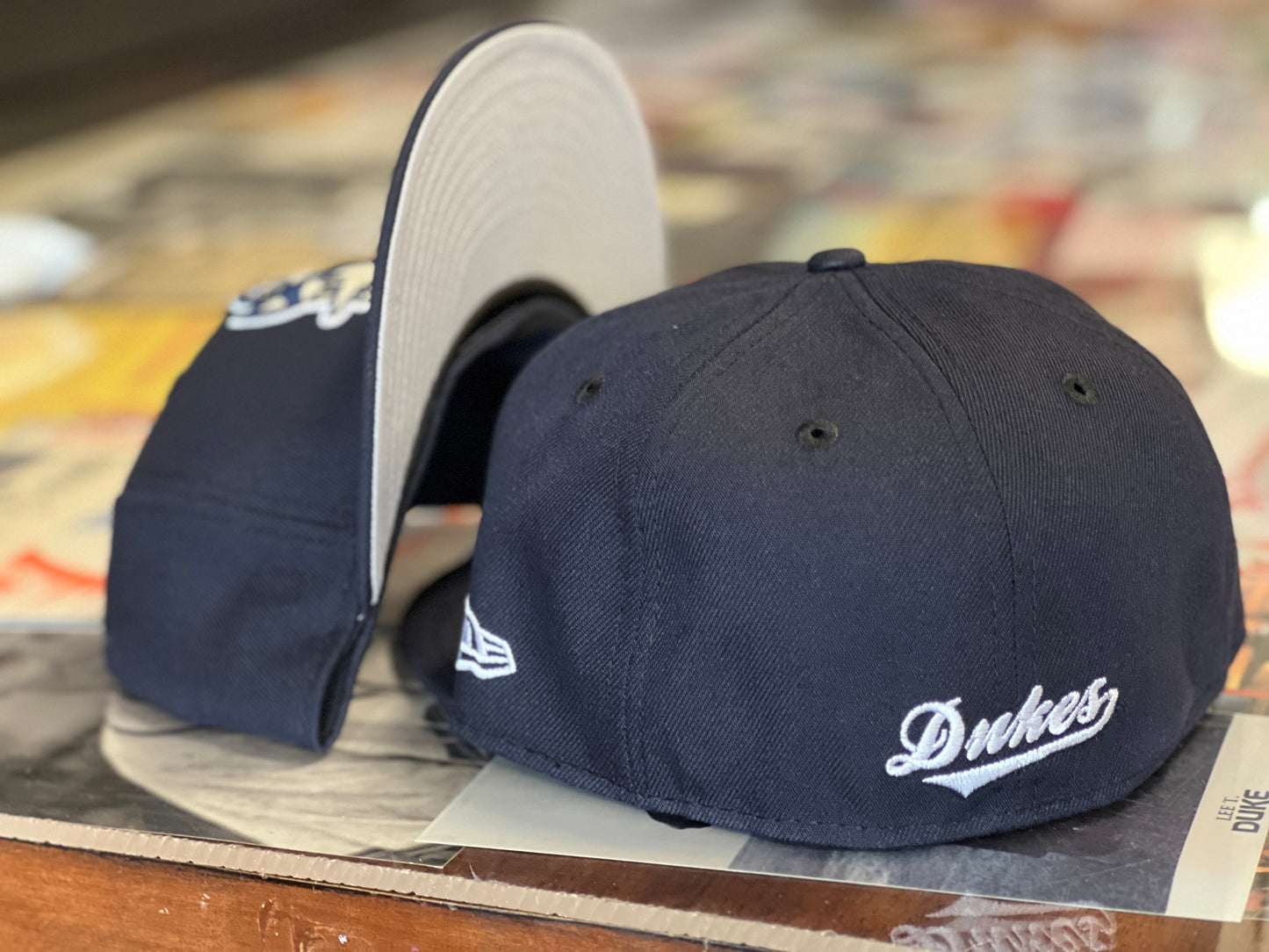 Albuquerque Dukes New Era 5950 Navy Blue Dukes