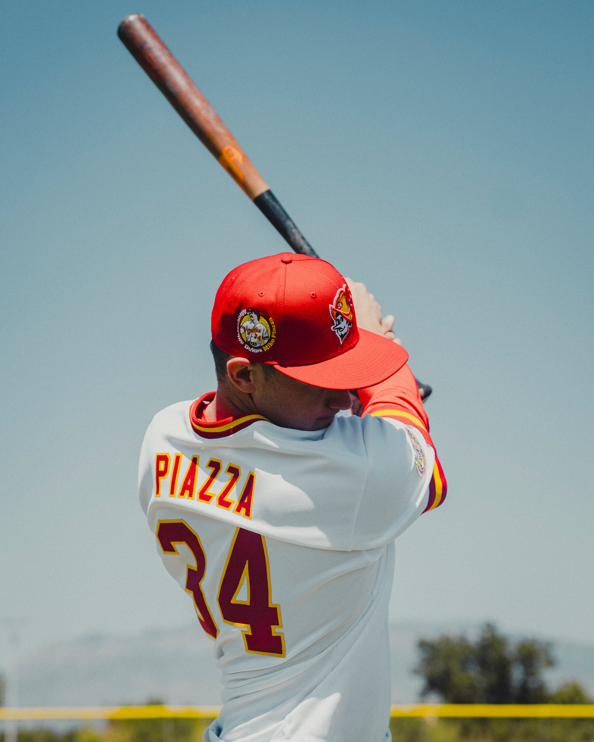 Albuquerque Dukes Red New Era 5950 MIKE PIAZZA