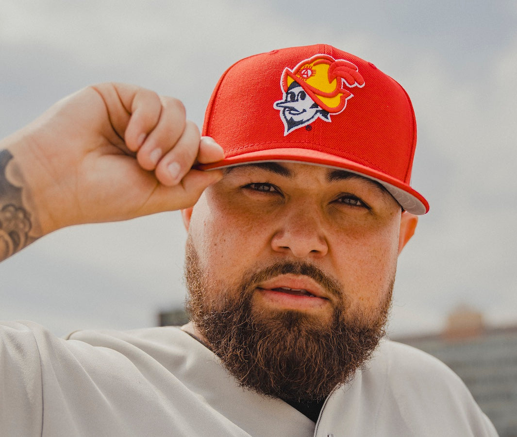 Albuquerque Dukes Red New Era 5950 MIKE PIAZZA