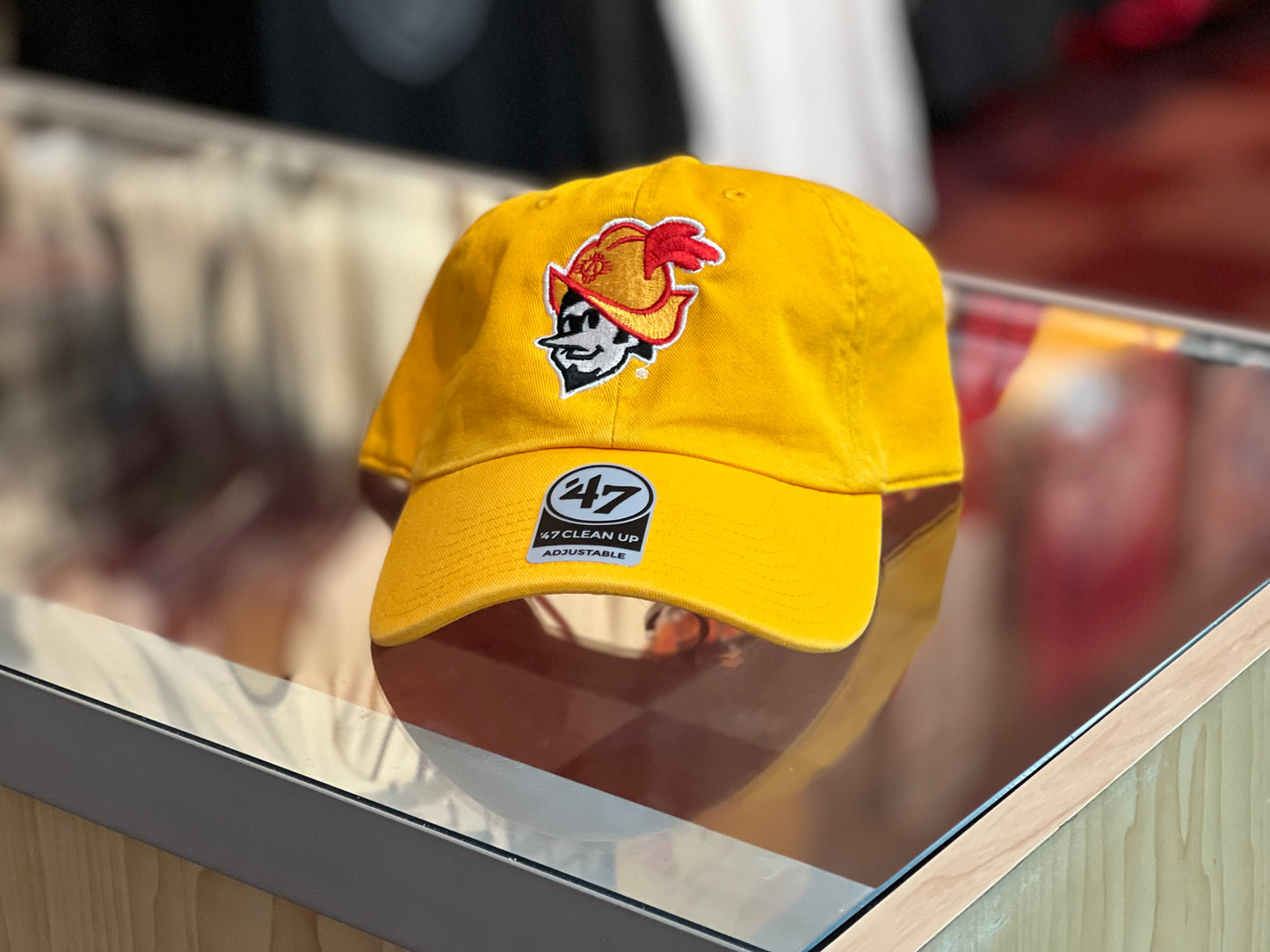 Albuquerque Dukes Embroidered Gold Dad Hat