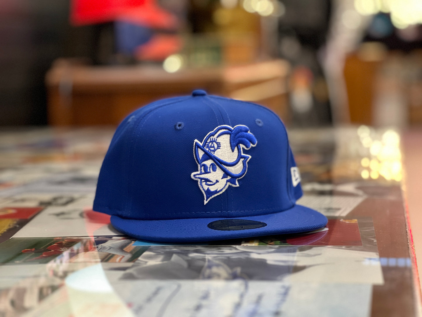 Albuquerque Dukes New Era 5950 Royal Blue Dukes