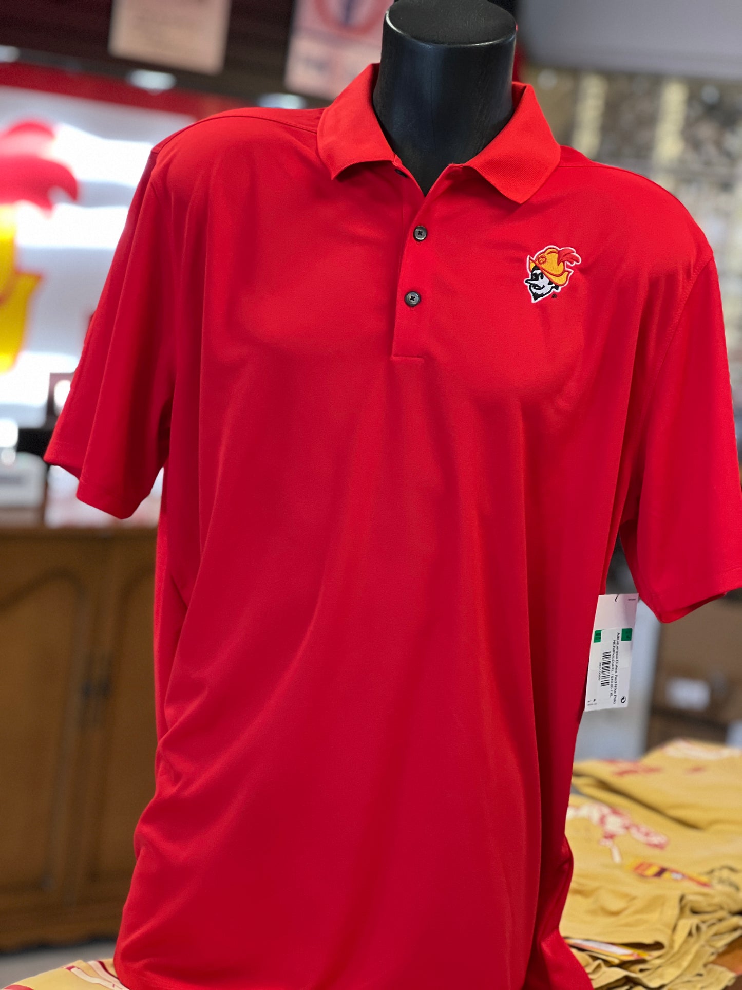 6 Albuquerque Dukes Red Nike Polo