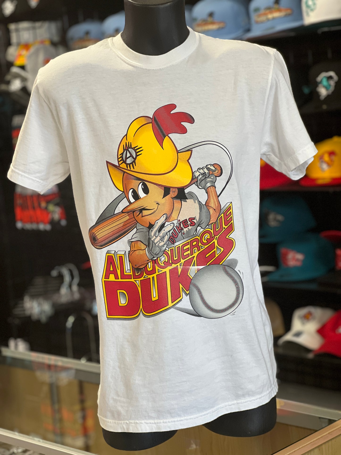 Albuquerque Dukes White T-shirt Retro 1997 Dukes