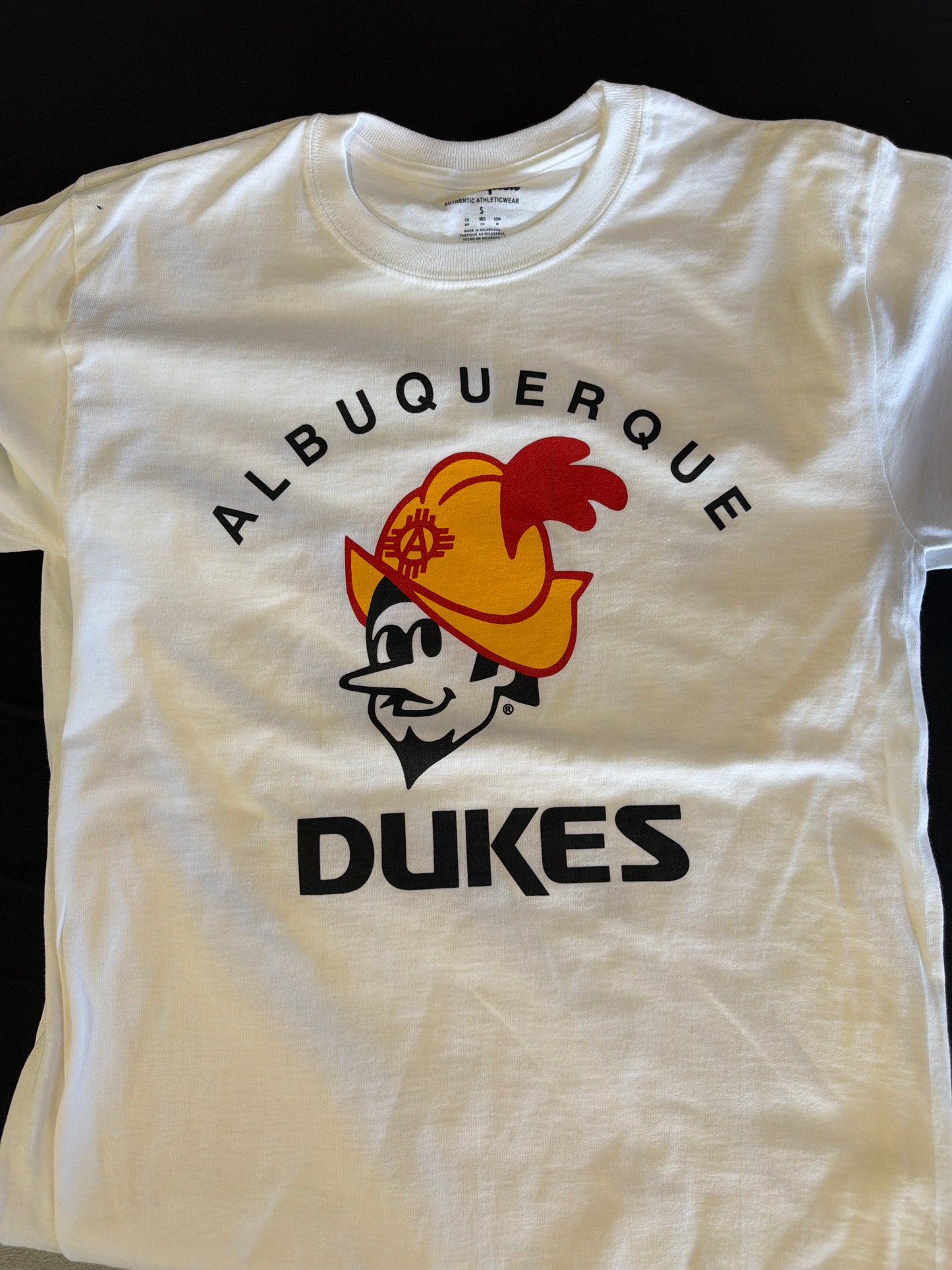 19 Albuquerque Dukes White T-Shirt Traditional