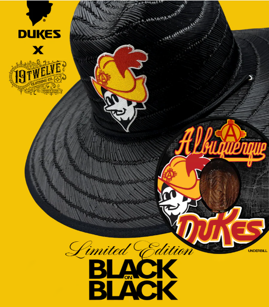 Albuquerque Dukes Straw Sun Hat