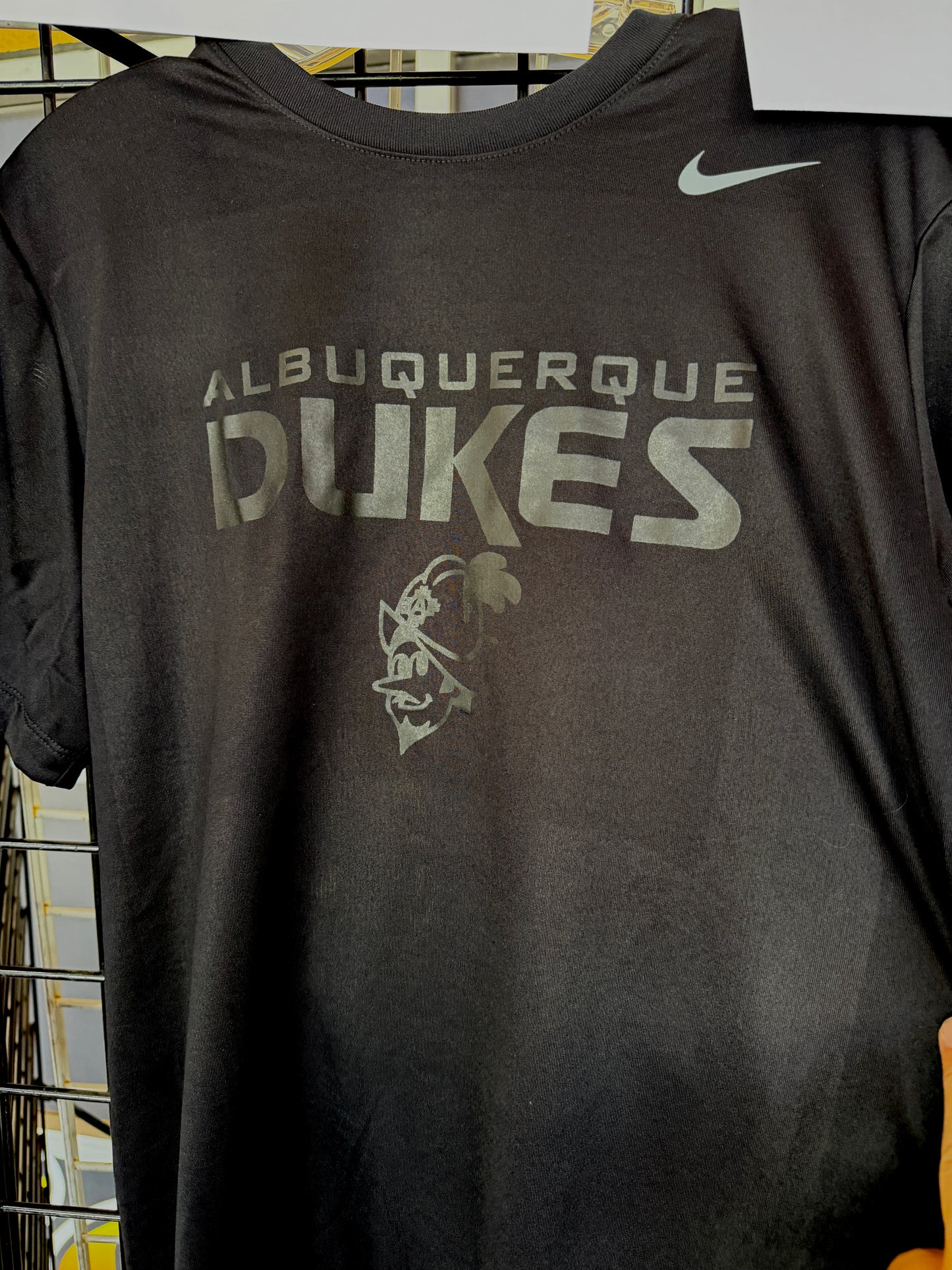 3 Albuquerque Dukes Black on Black Nike Dri-Fit