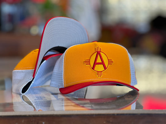 Albuquerque Dukes New Era Curved bill SnapBack Zia A with Mesh back