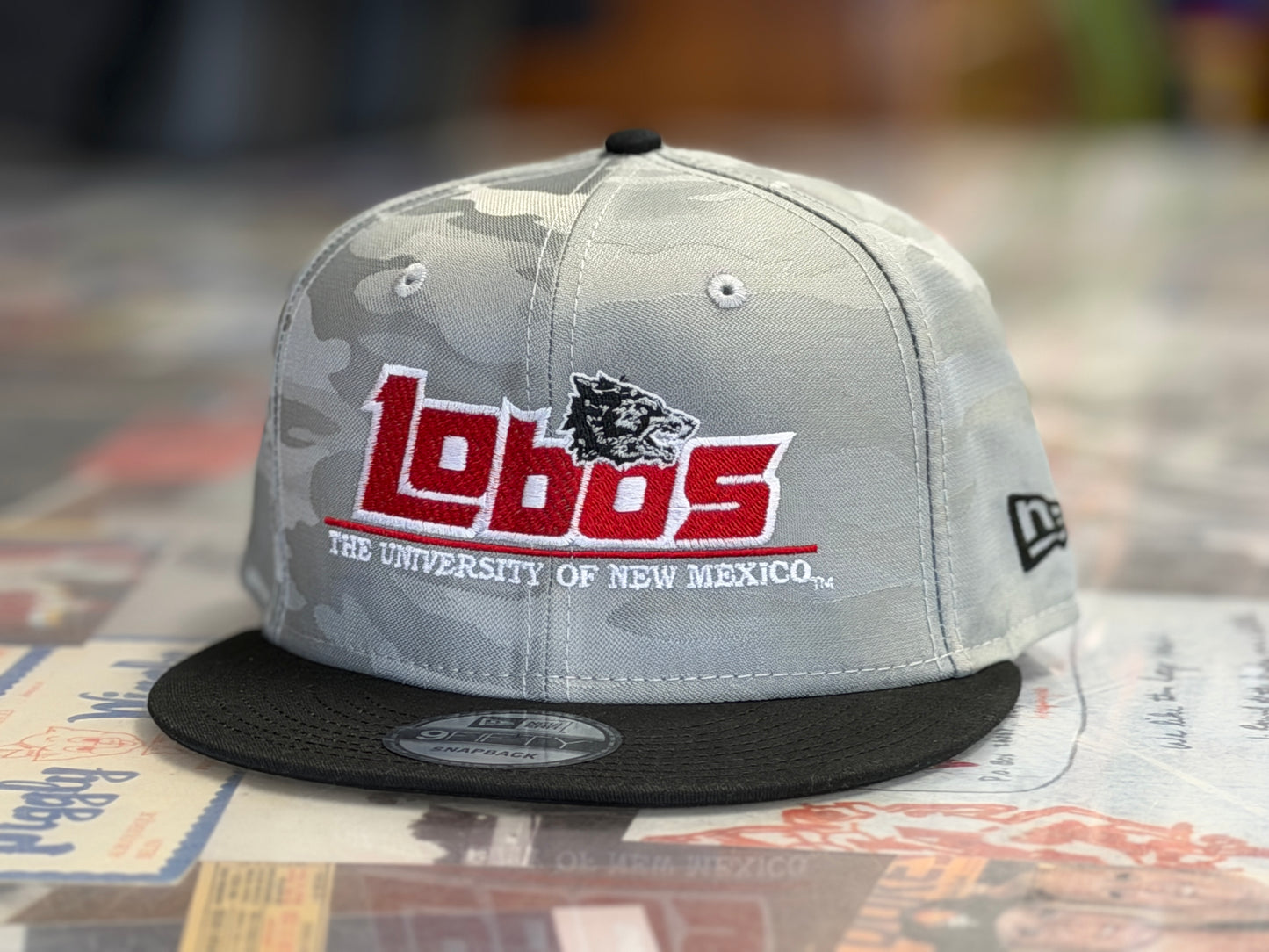 UNM Lobos 1990's Logo Snapback Hat