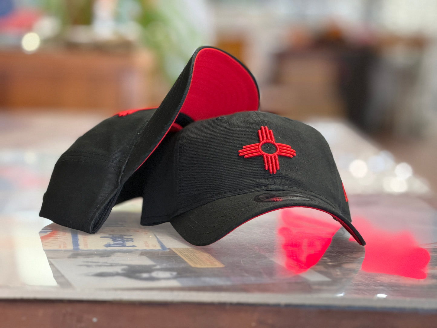 Albuquerque Dukes New Era 920 Black with Red NM Zia