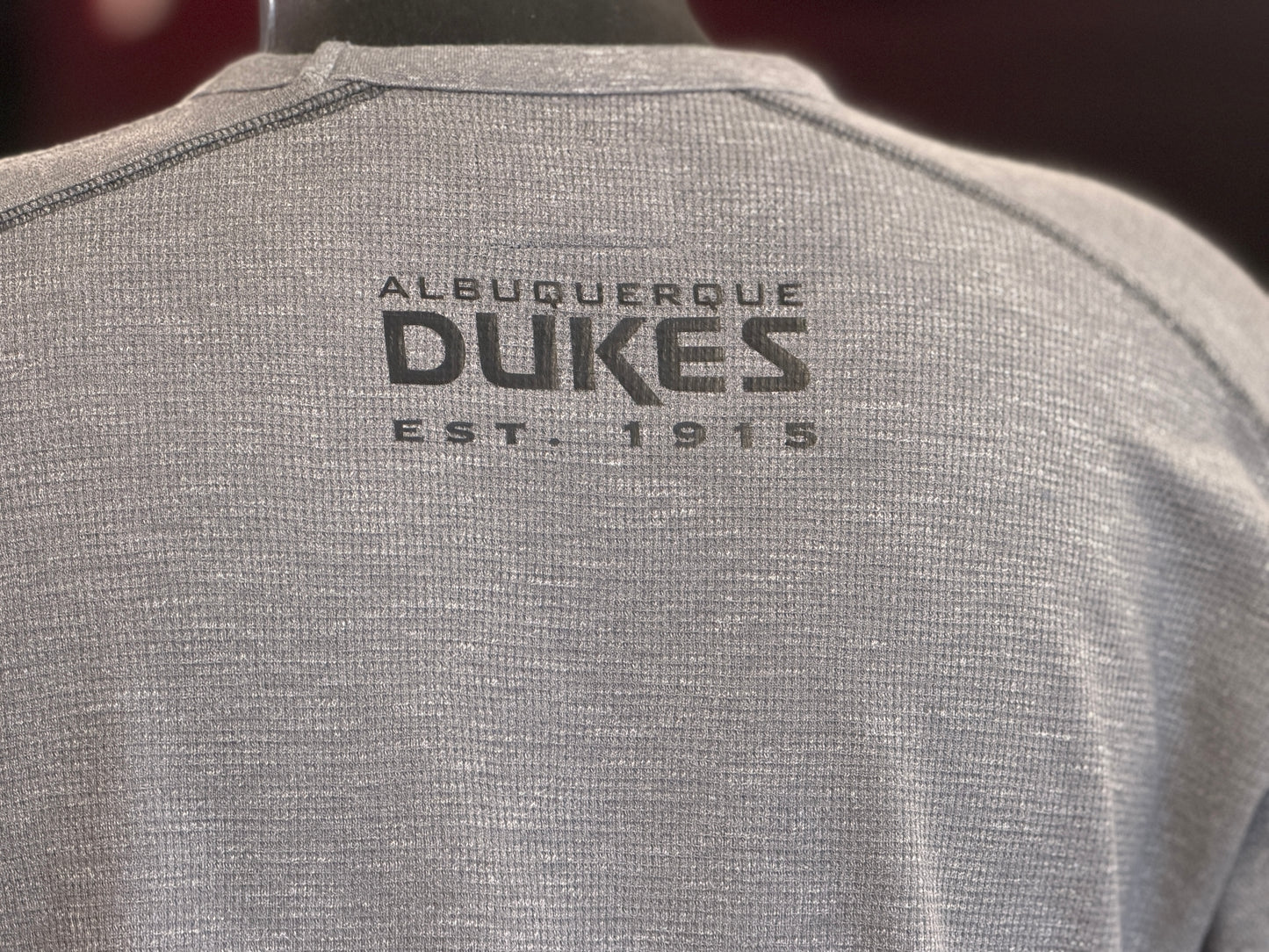 Albuquerque Dukes Gray Thermal Long-Sleeve Albuquerque