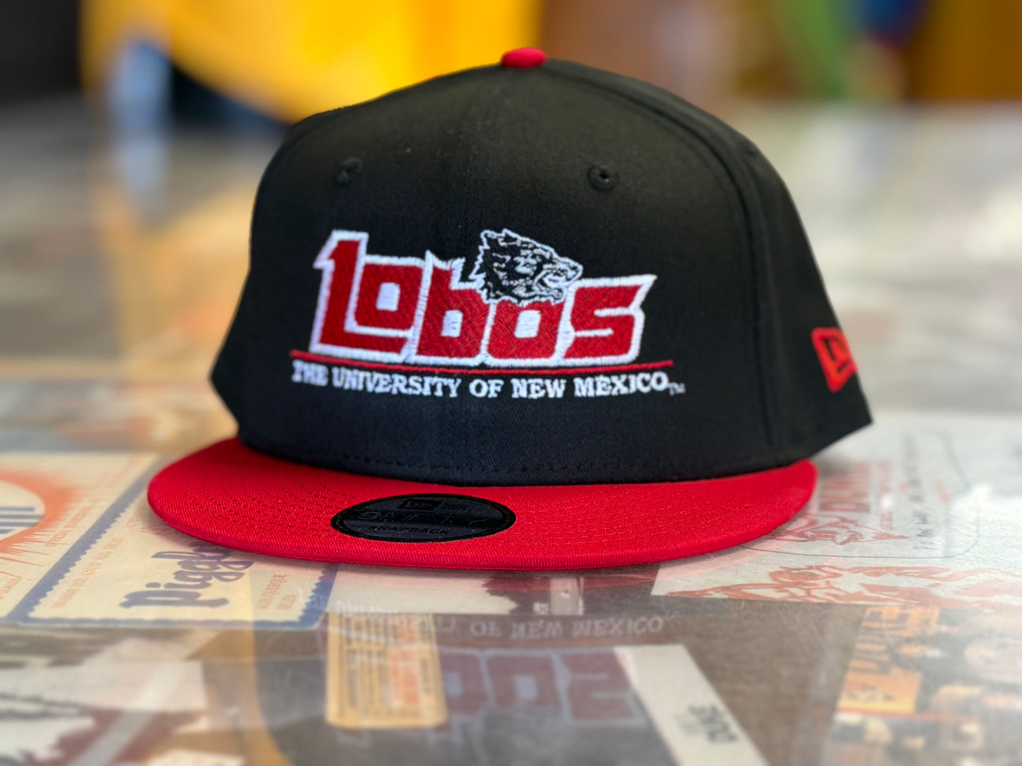 UNM Lobos 1990's Logo Snapback Hat
