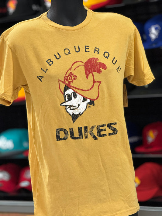 Albuquerque Dukes Vintage Gold T-Shirt
