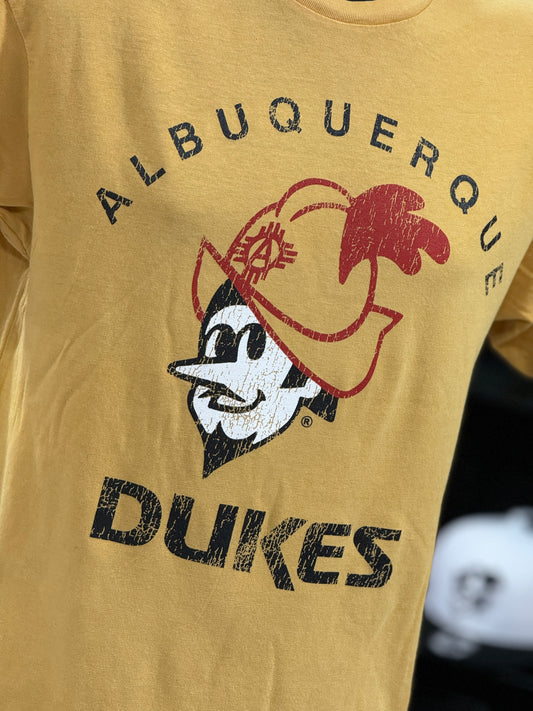 Albuquerque Dukes Vintage Gold T-Shirt