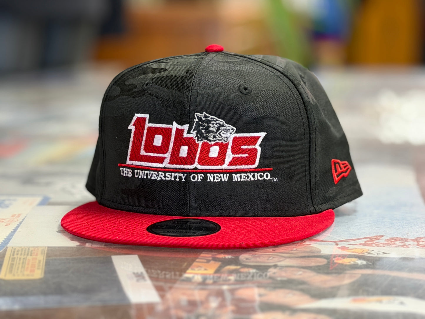 UNM Lobos 1990's Logo Snapback Hat