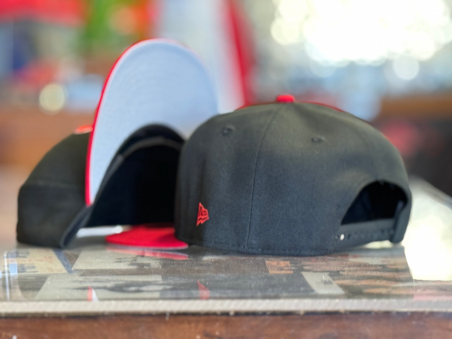 Albuquerque Dukes New Era 950 Snapback Black Red Bill Dukes