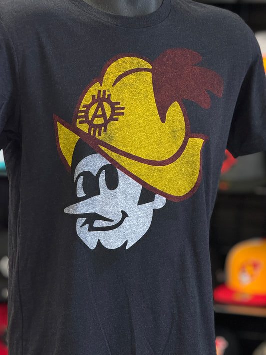 Albuquerque Dukes Black Dukes faded logo T-Shirt