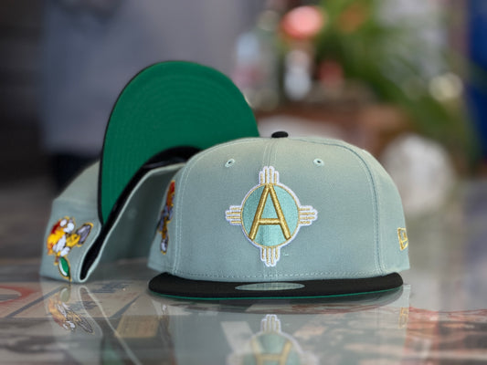Albuquerque Dukes New Era 5950 Green Chile Bat