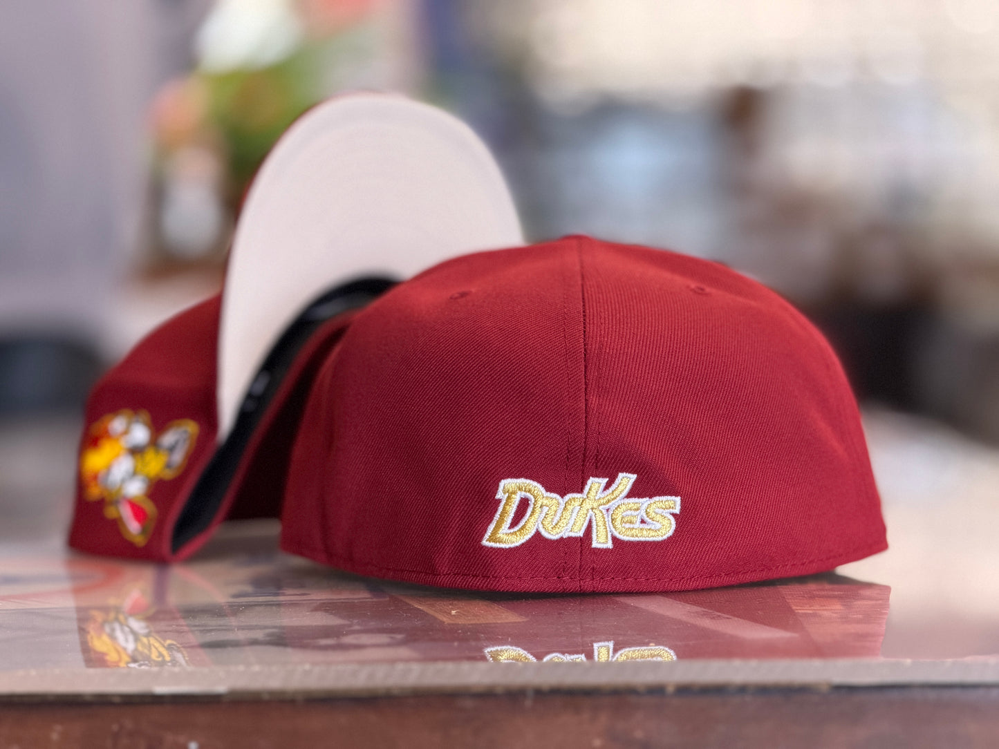 Albuquerque Dukes New Era 5950 Red Chile Bat