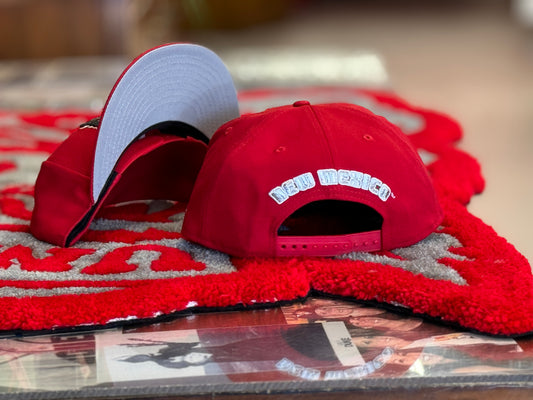 UNM Lobos New Era Red 70's Lobo Snapback Hat