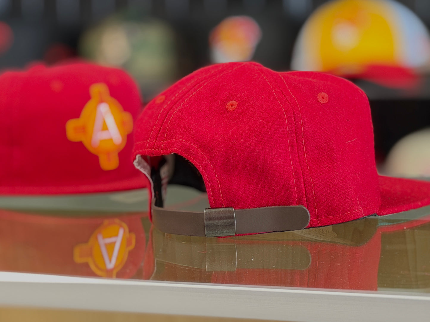 Albuquerque Dukes Ebbets Red Strap Adjustable