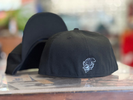 Albuquerque Dukes New Era 5950 Black with Gray Dukes