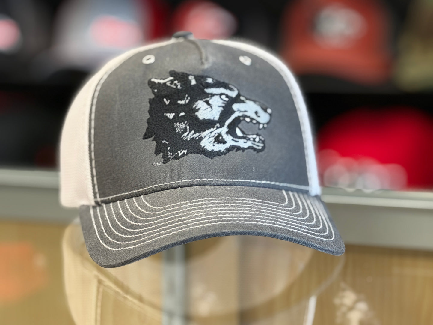 UNM Lobos Richardson 112WH 70s Snapback