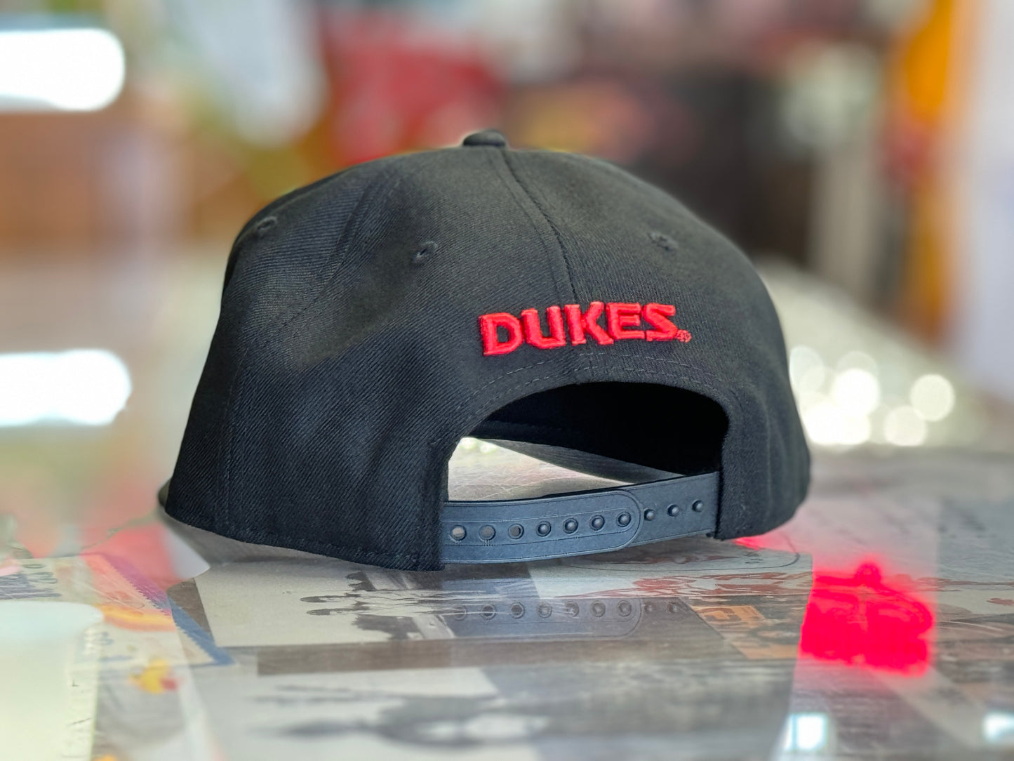 Albuquerque Dukes New Era 950 A Frame Black Dukes Snapback