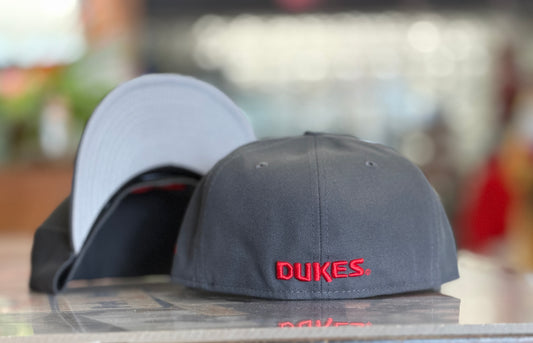 Albuquerque Dukes New Era 5950 Graphite Gray Dukes