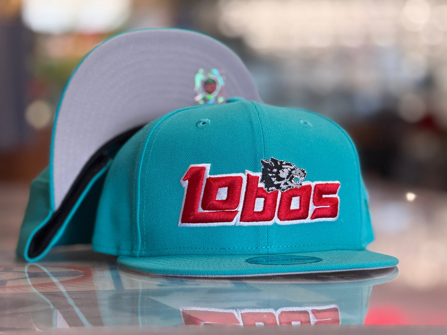 UNM 950 Snapback Turquoise 1990s Lobos