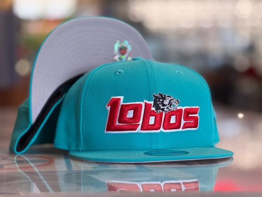 UNM 950 Snapback Turquoise 1990s Lobos