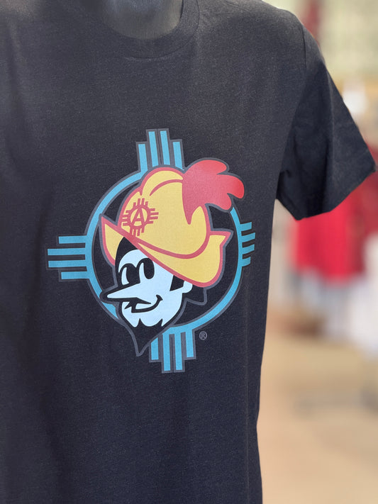 Albuquerque Dukes Dark Heather Turquoise Zia Dukes T-Shirt