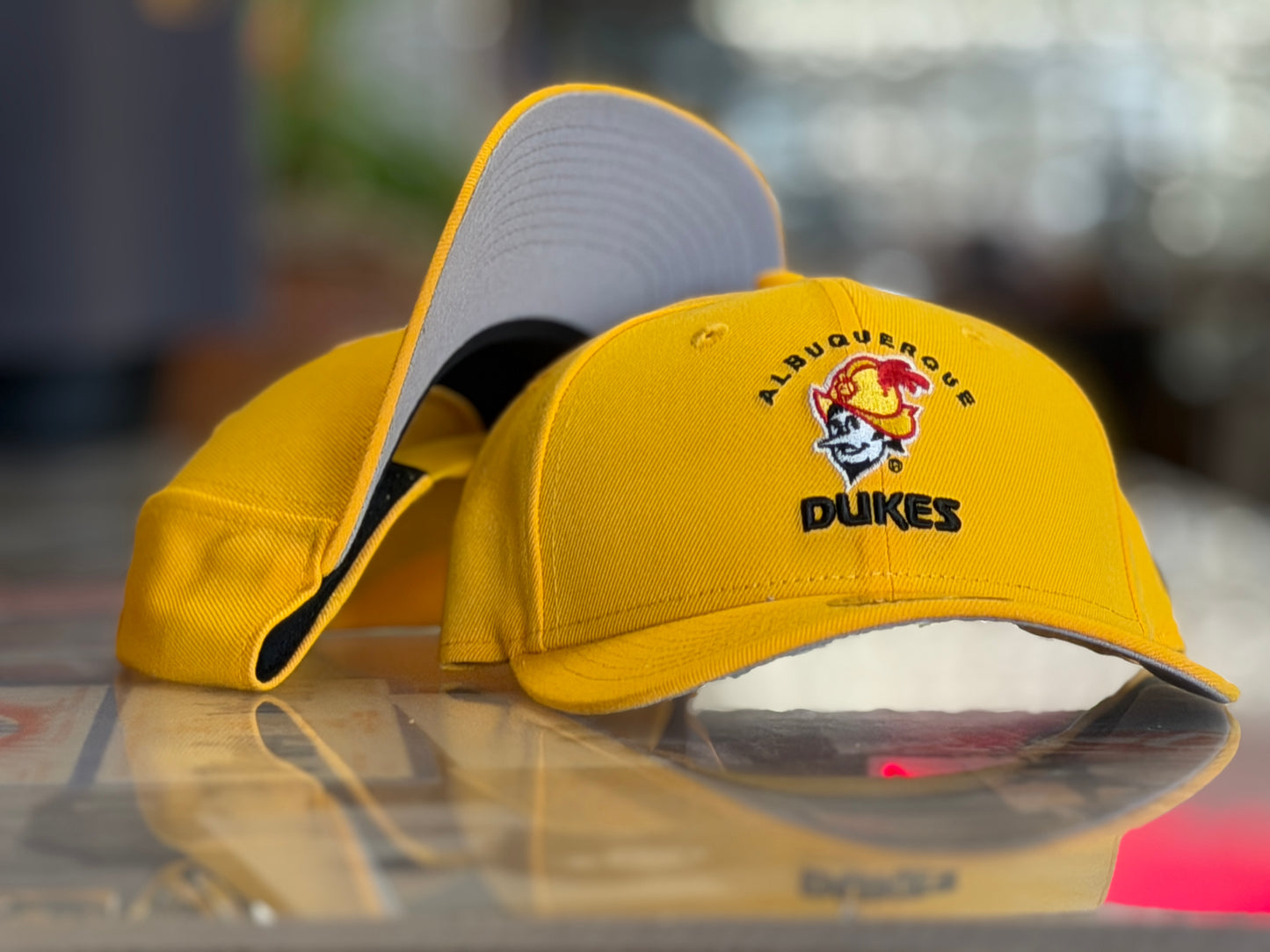 Albuquerque Dukes New Era 940 Youth Gold Dukes Snapback
