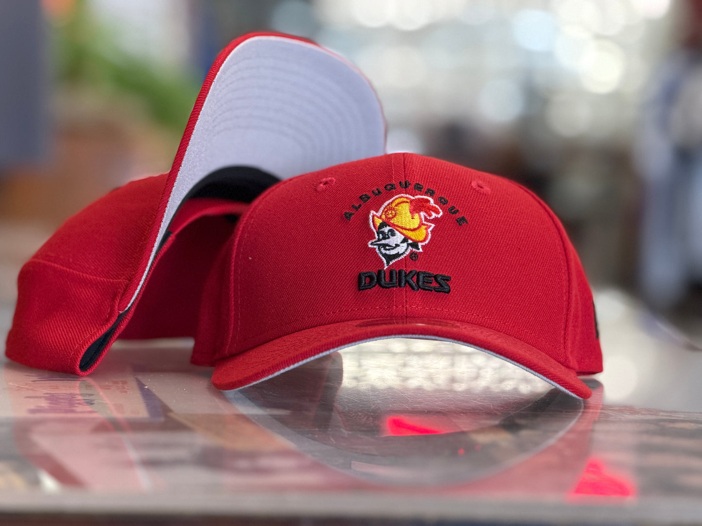 Albuquerque Dukes New Era 940 Youth Red Dukes Snapback