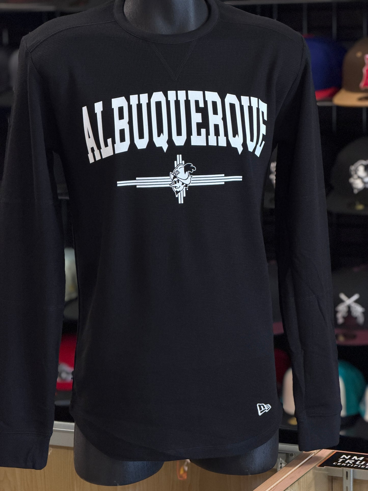 Albuquerque Dukes Black Thermal L/S Shirt ALBUQUERQUE