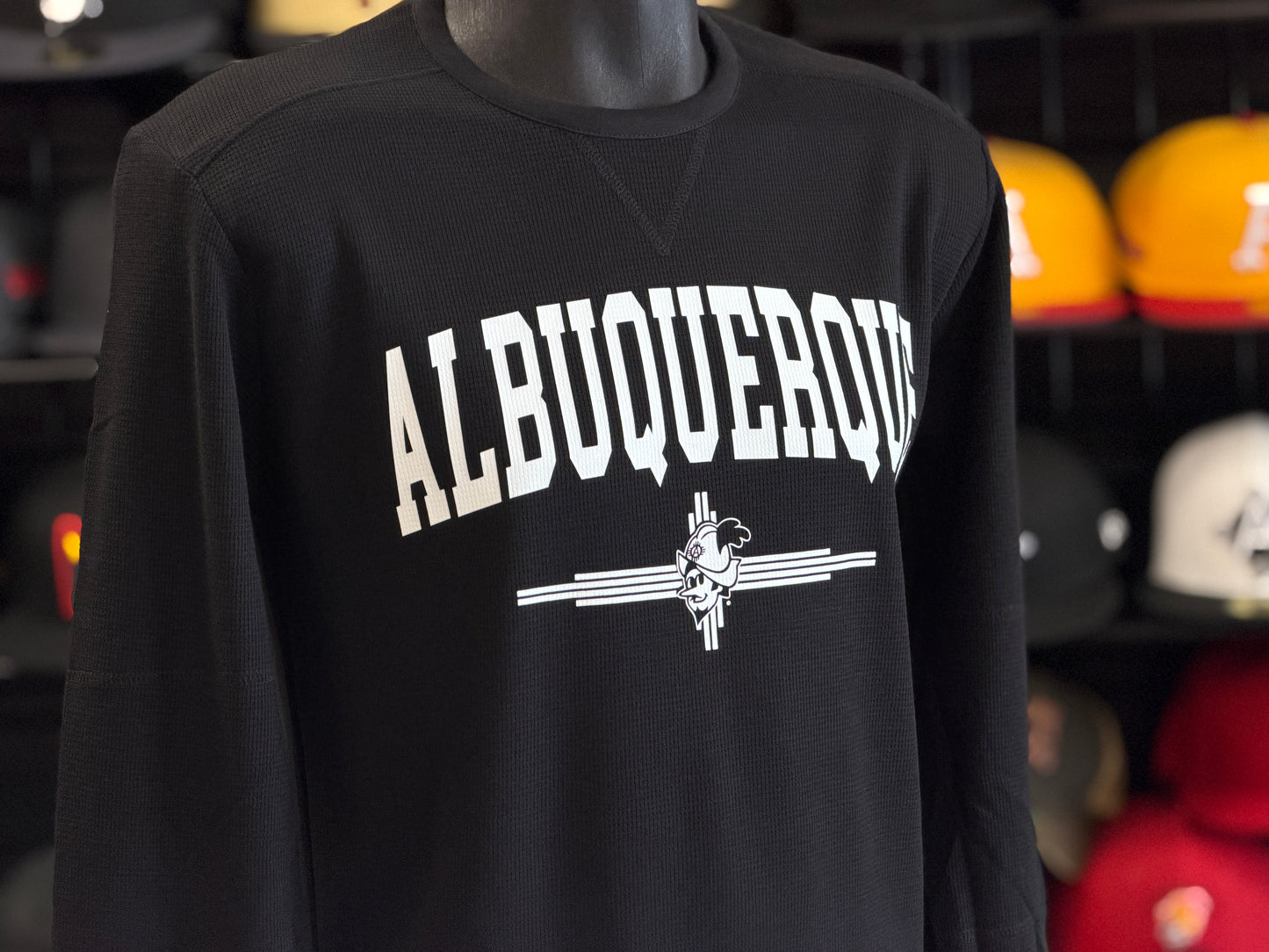 Albuquerque Dukes Black Thermal L/S Shirt ALBUQUERQUE