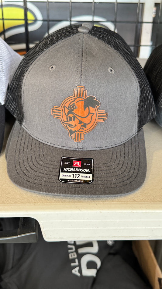 Albuquerque Dukes Charcoal Trucker Zia Dukes Patch