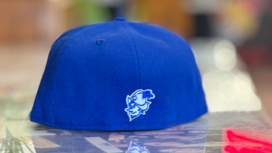 Albuquerque Dukes New Era 5950 Royal Blue Los Dukes - Dukes logo back